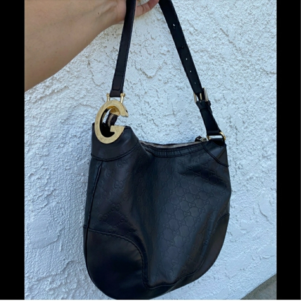 😱❤Beautiful Authentic Gucci G Guccissima Bag!